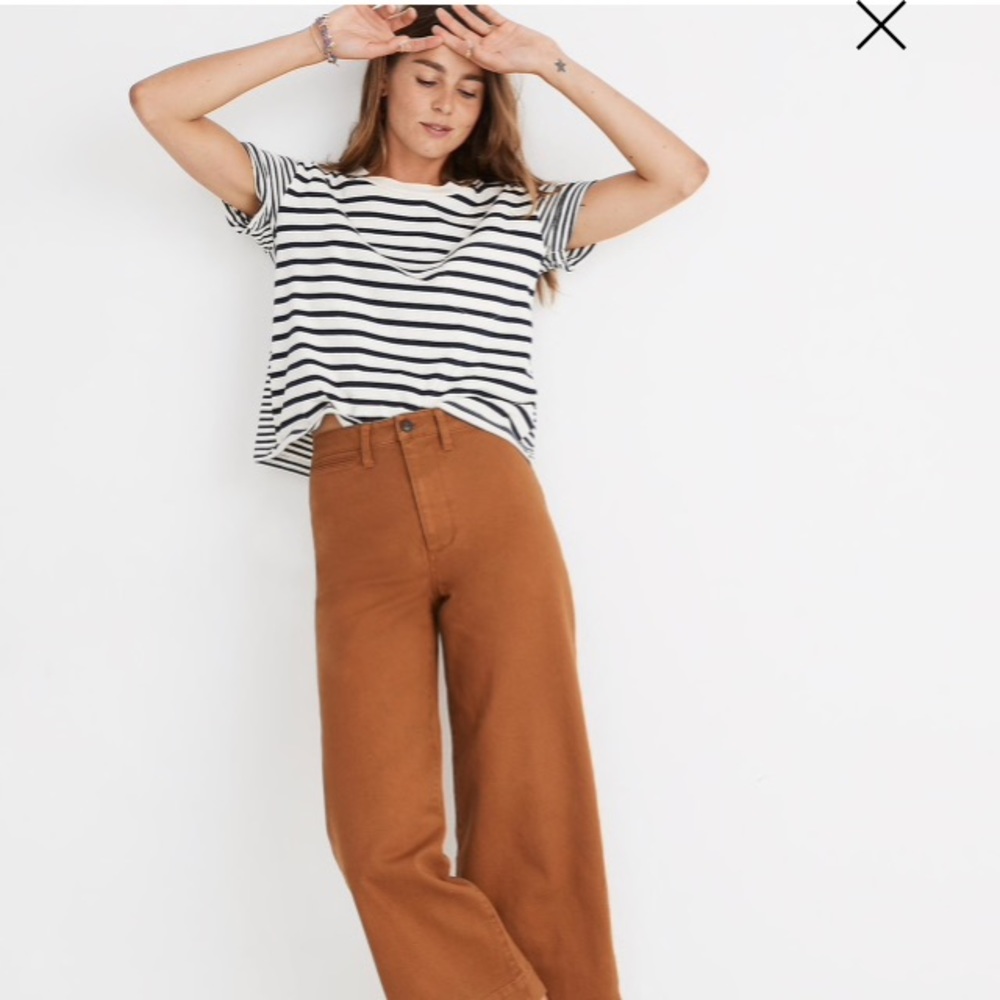 BRAND NEW Madewell Emmett wide leg pants